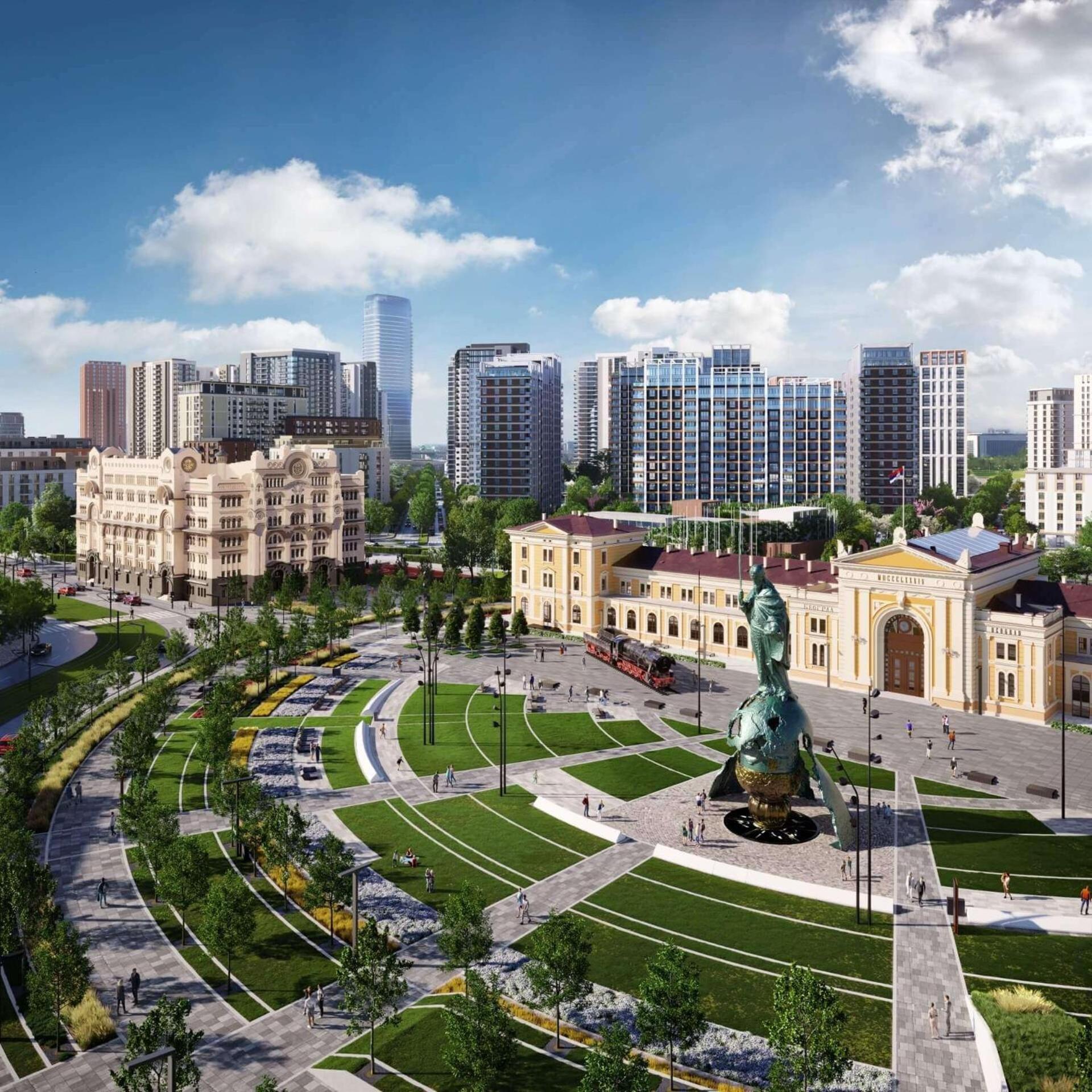 Central Square Apartments Beograd Eksteriør bilde